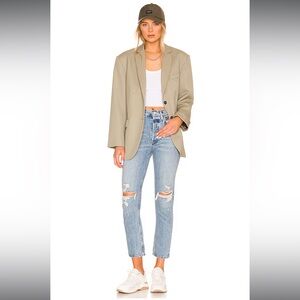 EXCELLENT CONDITION ⚡️AGOLDE Riley Crop Jean in Blitz